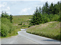 SN6852 : Road to Llanddewi-Brefi in Ceredigion by Roger  Kidd