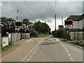 Thorpe Lane crossing from the west