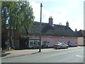 The Old Post Office and thatched cottages on The Street, Stoke-by-Clare