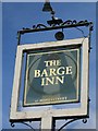 The Barge Inn sign