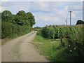 Farm track South of Frith Wood