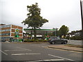 Hutton Road at the junction of Mount Avenue