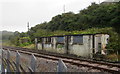 Derelict lineside building in Milford Haven