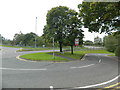 Roundabout where the B5029 crosses the A50