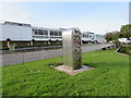 Welsh side of a Northville name sign, Cwmbran