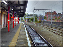 SJ8989 : Platform 4, Stockport Railway Station by David Dixon