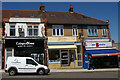 TQ2389 : Shops on Bell Lane, Hendon by Christopher Hilton