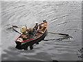 TQ0083 : Black Park Model Boat regatta - model rowing boat by David Hawgood