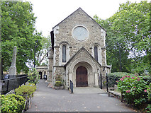 TQ2983 : Old St Pancras church - west end by Stephen Craven