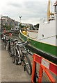 Bicycles and boat, Princes Wharf, Bristol