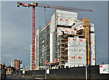 J3474 : The City Quays hotel site, Belfast -September 2017(2) by Albert Bridge