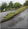 Newchurch boundary sign, Ebbw Vale