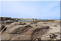 NU2232 : Rocks on Seahouses Point by Des Blenkinsopp