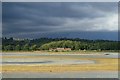 View of the Volunteers Centre from Snipe Hide in Rutland Water Nature Reserve