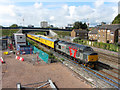 Network Rail test train in Cardiff