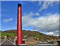 NT4935 : Gala Mill chimney, Huddersfield Street, Galashiels by Walter Baxter
