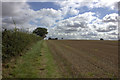 Footpath/bridleway from Running Waters to Ingrave Hall