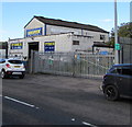 ST1675 : Unipex Tyres, Bessemer Road, Cardiff by Jaggery