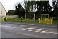 Yellow and green play area, Ffordd Yr Eglwys, North Cornelly