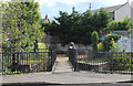 Footbridge to Andrew Fisher Cairn, Crosshouse