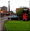 Welsh Red Dragon sign, Crawshay Street, Cardiff