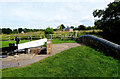 SO8690 : Canal bridge at Hinksford Lock, Staffordshire by Roger  D Kidd