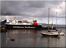 NM6797 : Lord of the Isles at Mallaig by Steve Houldsworth