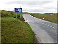 The Crawick to Crawfordjohn road (B740) entering South Lanarkshire near Spango View