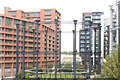 View of Gasholder Park from the top of the Victorian Waterpoint