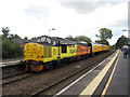 Network Rail test train in Cardiff