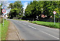 Start of the 30 zone on Cardiff Road near Creigiau