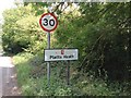 TQ8750 : Platts Heath village sign by Chris Whippet