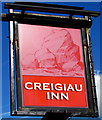 Creigiau Inn name sign, Creigiau