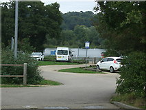 TG2507 : Car park, Whitlingham Visitor Centre by JThomas