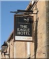 Sign for the Eagle Hotel, Dornoch