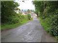 Road from Auchenbainzie descending into Penpont