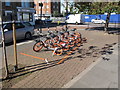 Cycle hire Mobikes  by Acton Main Line Station