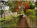 Path near Geddington Church