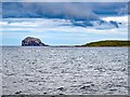 NT6087 : Bass Rock from Broad Sands by Andrew Curtis
