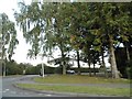 Ledbury Road at the junction of Overross Farm