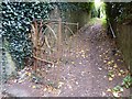 Remains of a kissing gate