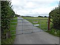 Private road at Luston Fields