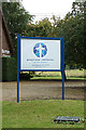 TL9160 : Bradfield & Rougham Baptist Church sign by Geographer