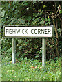 TL9164 : Fishwick Corner sign on New Road by Geographer