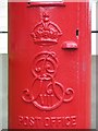 NZ3671 : Edward VII postbox, Whitley Road - royal cipher by Mike Quinn