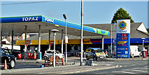 J4974 : Topaz petrol station, Newtownards (September 2017) by Albert Bridge