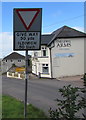 Bilingual road sign, Heol Goch, Pentyrch