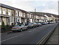 Cars and houses, Brithweunydd Road, Trealaw