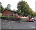 Tree-lined bungalows above Garth Road, Trealaw