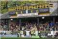 Melrose Rugby Football Ground Stand on match day